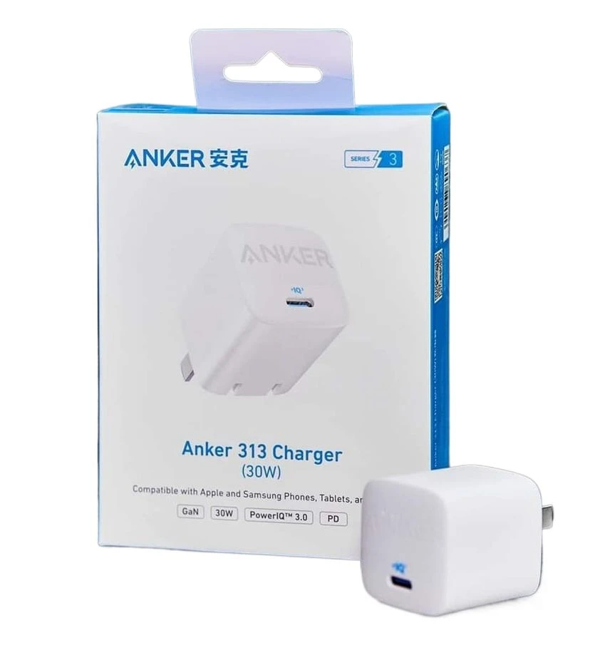 Anker 313 GaN 30W Foldable Charger PIQ 3.0 Foldable PPS