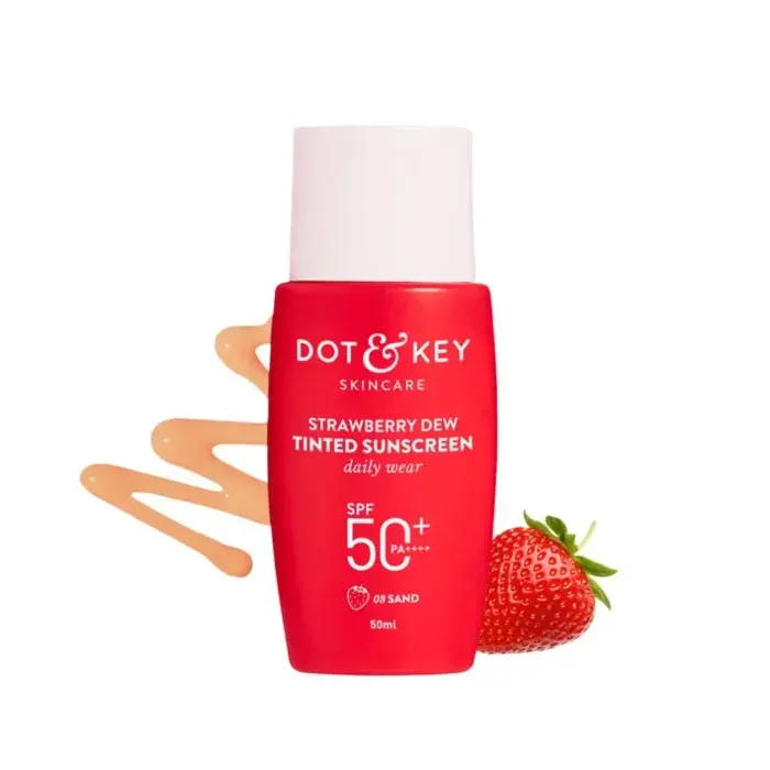 Dot & Key Strawberry Dew Tinted Sunscreen SPF50+ PA+++ (03 Sand) 50ml