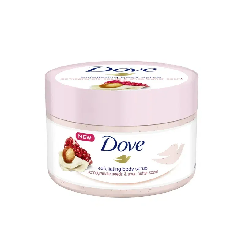 Dove Exfoliating Body Scrub Pomegranate Seeds & Shea Butter Scent 225ml