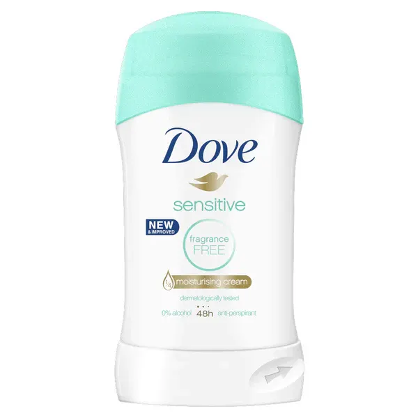 Dove Sensitive Anti-Perspirant Deodorant Stick 40gm