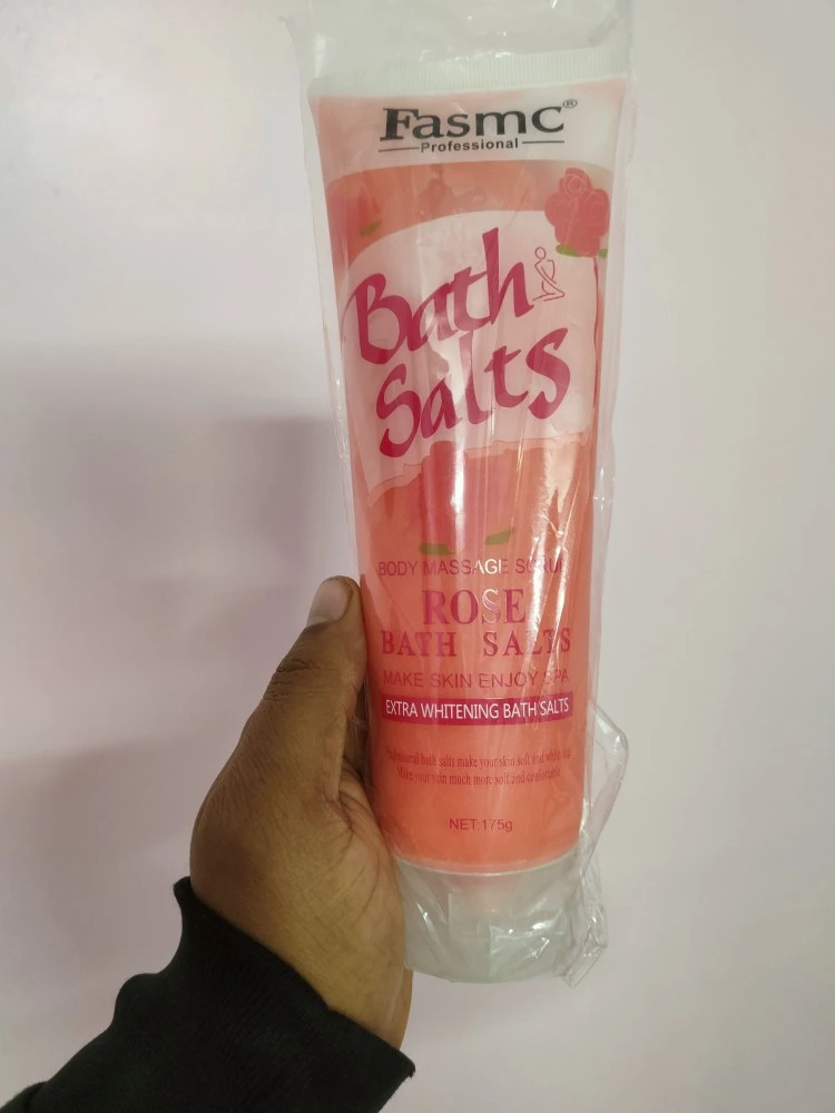 FASMC Bath Salts Body Massage Scrub - Rose - 380gm