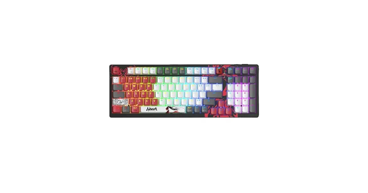 A4Tech Bloody WS98 NARAKA RGB BLMS Red Switch Wireless Mechanical Gaming Keyboard