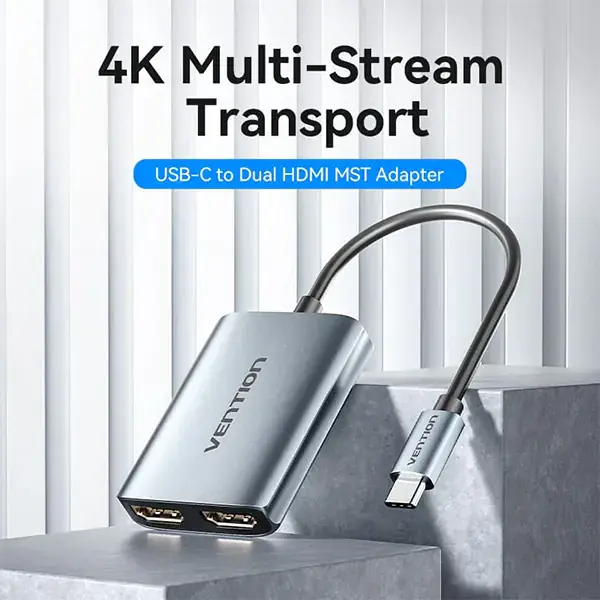 VENTION ACZHB USB-C to Dual HDMI MST Adapter
