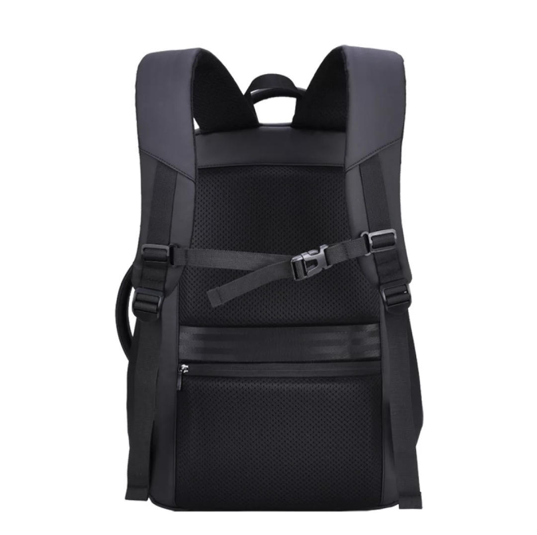 Shaolong 2020-1# 19-Inch Premium Quality Business Travel Laptop Expandable Backpack - Black