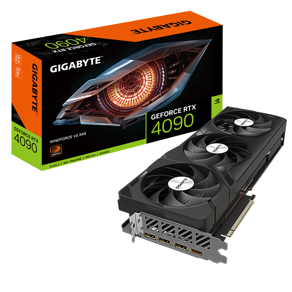 GIGABYTE NVIDIA # GV-N4090WF3-24GD GDDR6X Graphics Card