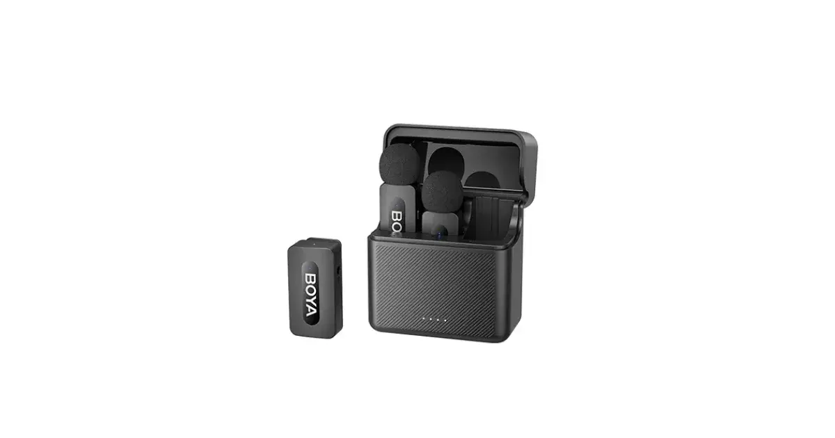 BOYA BY-V35 2.4 GHz Dual-Channel Wireless Microphone for Camera