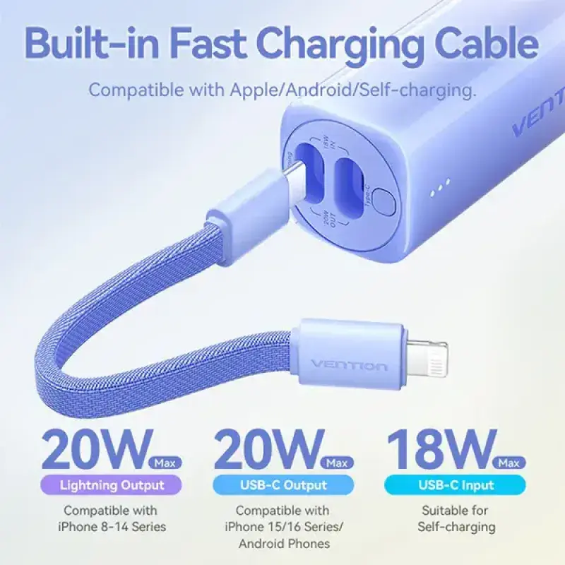 VENTION FHWY0 20W 5000mAh Power Bank