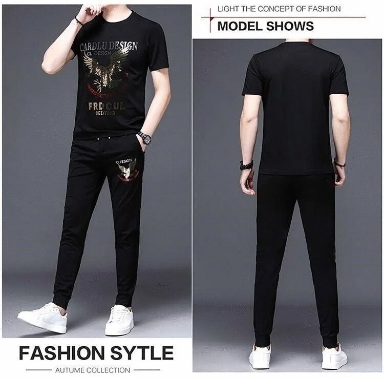 Trouser -Half Sleeve T-Shirt