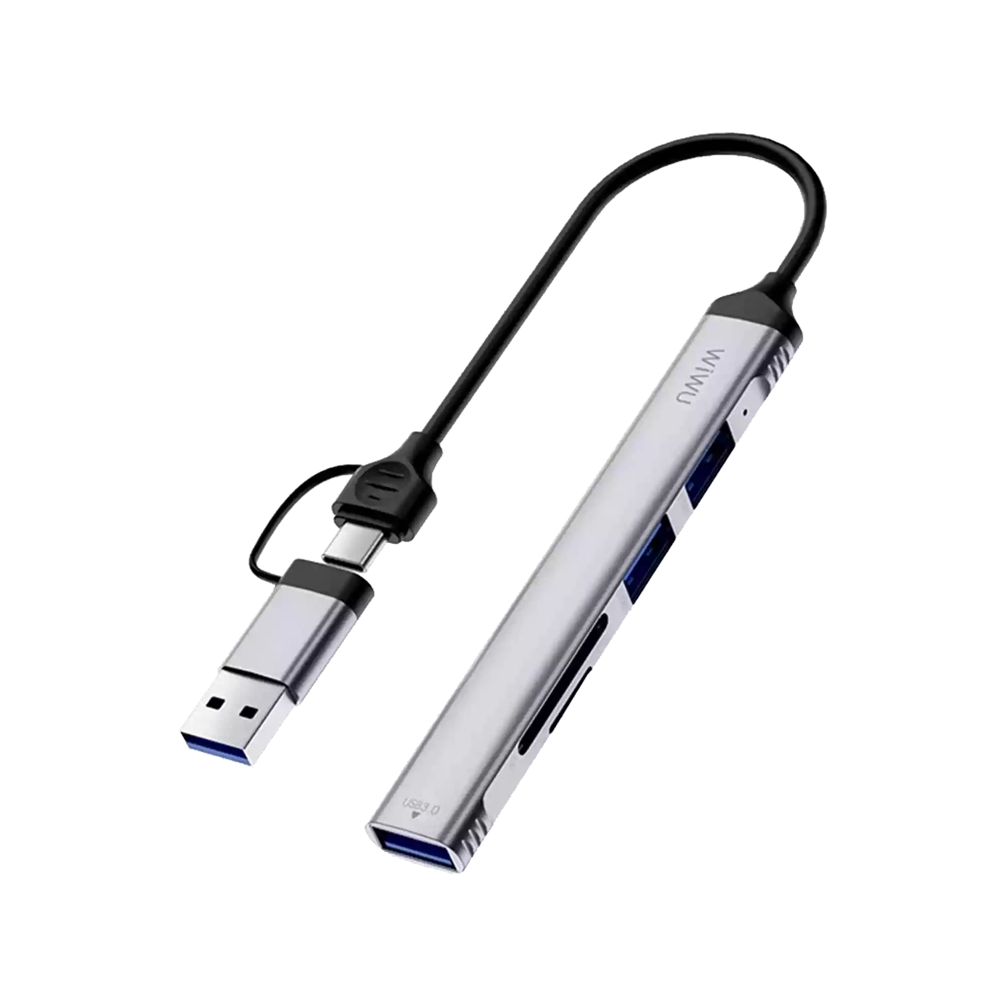 WiWU Zolo 5 in 1 Dual USB Hub