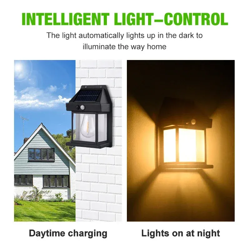 Outdoor Solar Wall Lamp Wall Light Villa Lighting Night Light