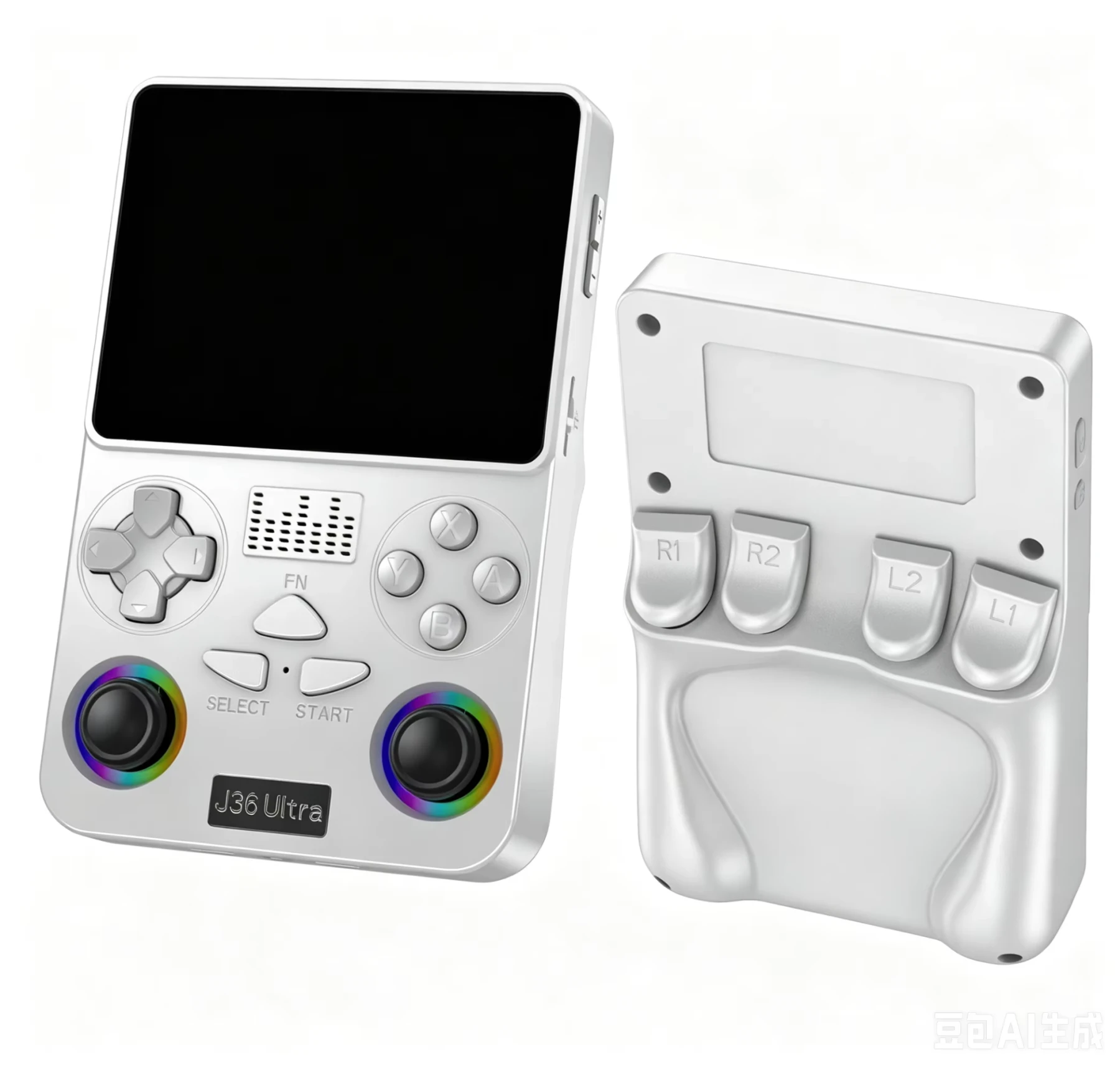 J36 Ultra All-in-One Handheld Gaming Console WiFi & YouTube Streaming and Global Network Connection support – white