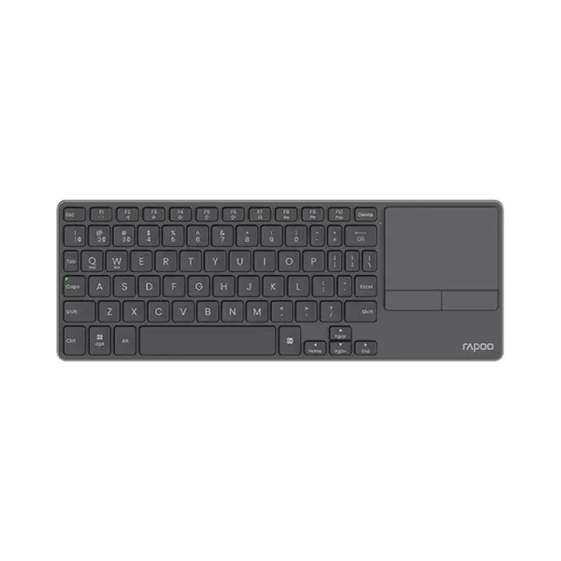 Rapoo E900T Portable Wireless Keyboard with Touchpad - Black