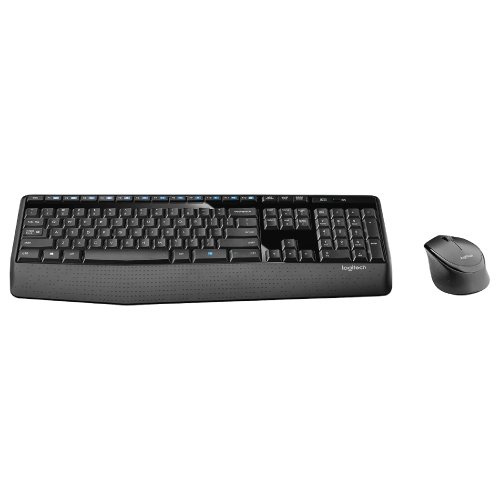 Logitech MK345 Comfort Wireless Keyboard and Mouse Black