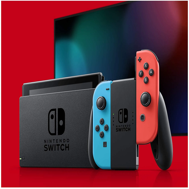 Nintendo Switch Portable Gaming Console - Blue Red
