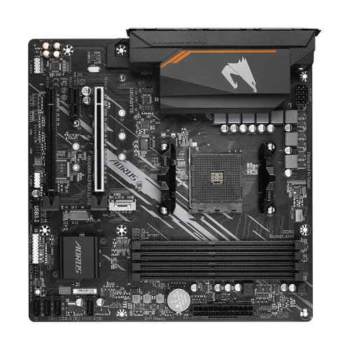 Gigabyte AMD Chipset B550M Aorus Elite AMD Micro ATX Motherboard