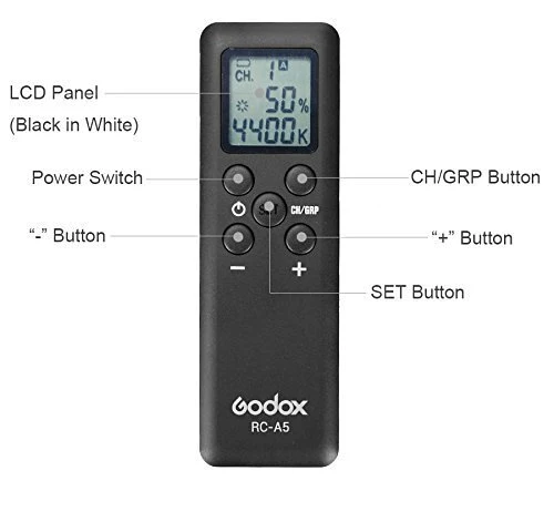 Godox Remote Control for RC-A6 SL150II, SL200II, FV150, FV200, LF308