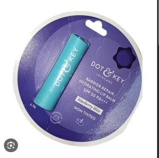 Dot & Key Barrier Repair Hydrating Blueberry Bliss Lip Balm SPF 50 4.5gm | India