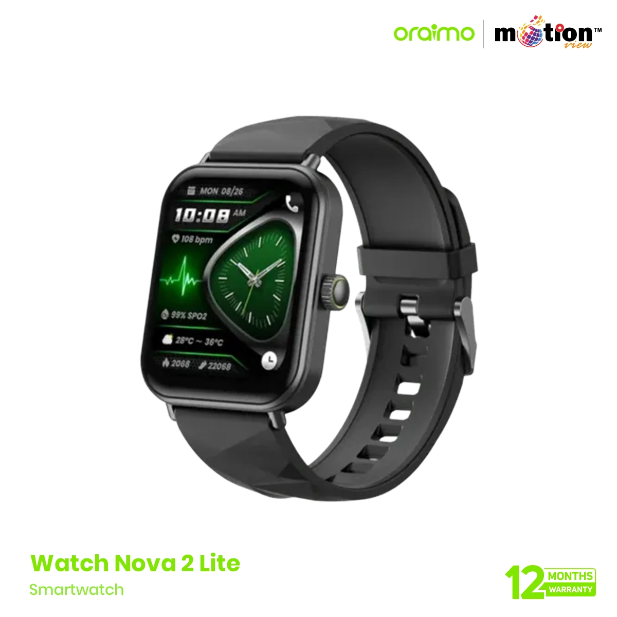 oraimo Watch Nova 2 Lite (OSW-814L) Smart Watch