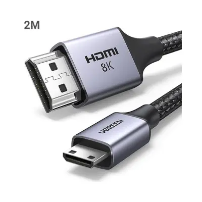Ugreen HD163 (15515) 8K Mini HDMI to HDMI Cable - 2M