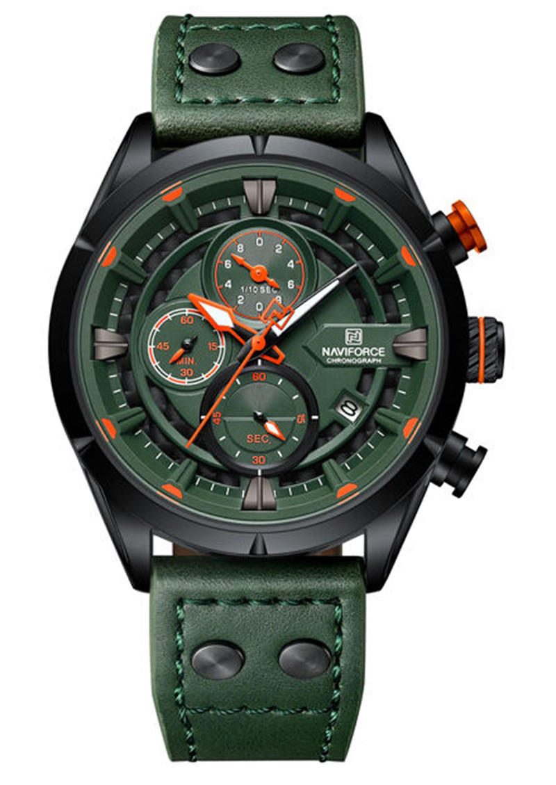 Naviforce 8045 Quartz Men’s Watch-BGNGN