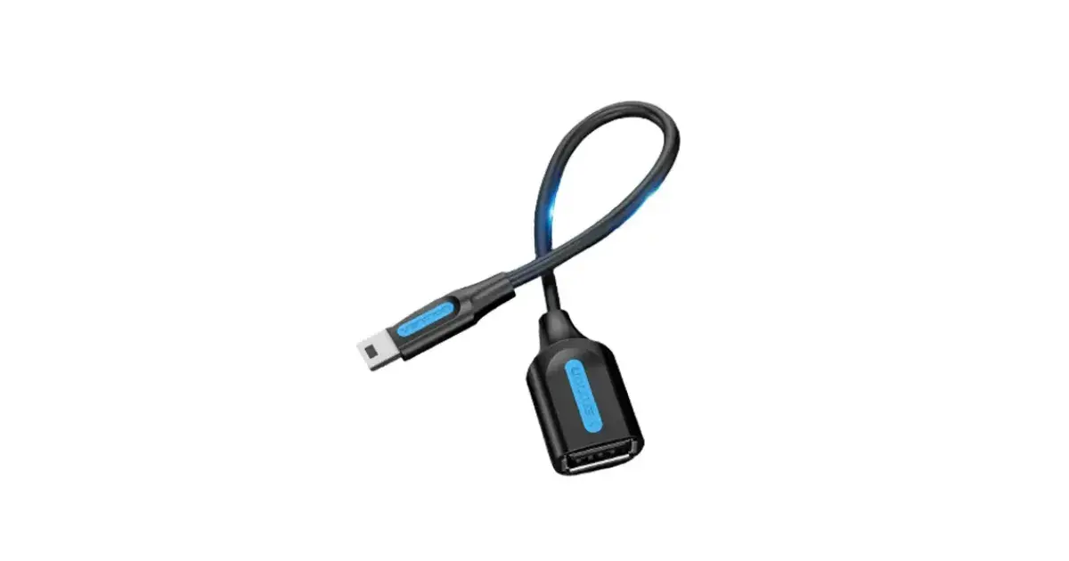 VENTION CCTBB USB 2.0 Mini-B to A OTG Cable - 0.15M
