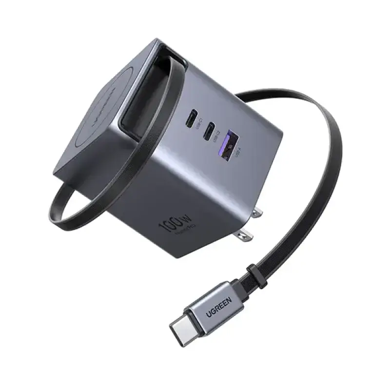 UGREEN X616 (65827) 100W GaN Fast Charger with Retractable Cable