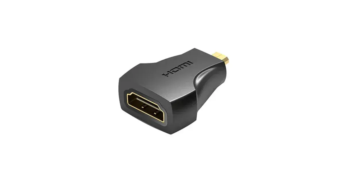 VENTION AITB0 Micro HDMI Male to HDMI Female Adapter - Black
