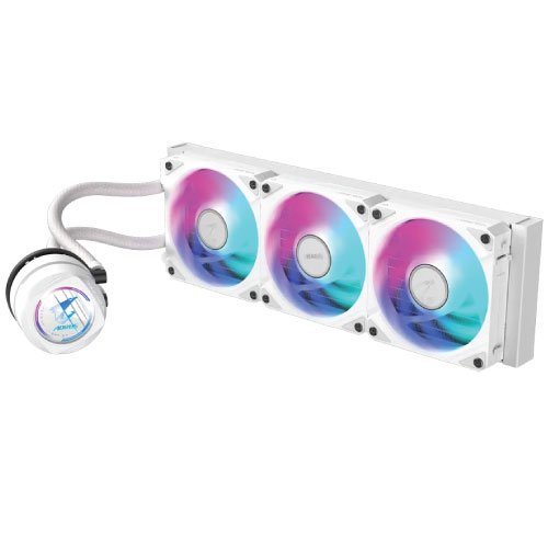 AORUS WATERFORCE X II 360 ICE # Fan EZ-Chain & LCD Edge View