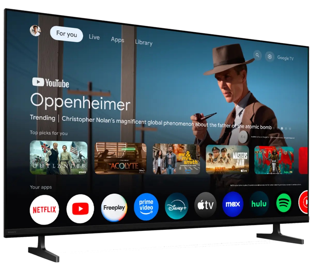 Sony Bravia 2, 65 Inch 4K Smart LED TV, K-65S20M2