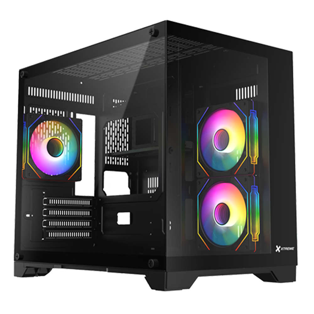 Xtreme 500B ARGB Mid Tower Casing With 3 ARGB Fan