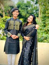 Sharee Panjabi Couple Dress