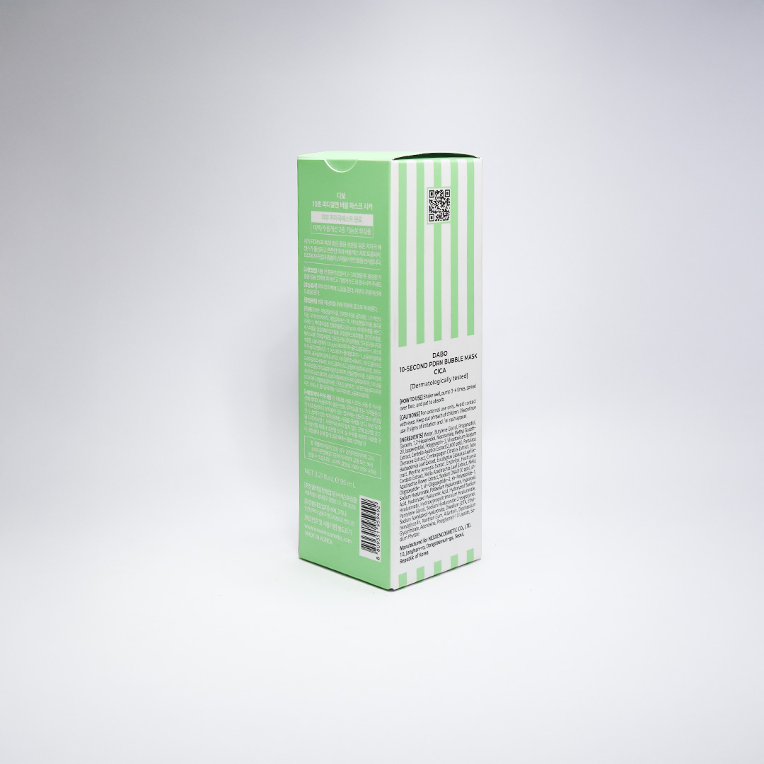 Dabo 10 – Second PDRN Bubble Cica Mask 95 ml
