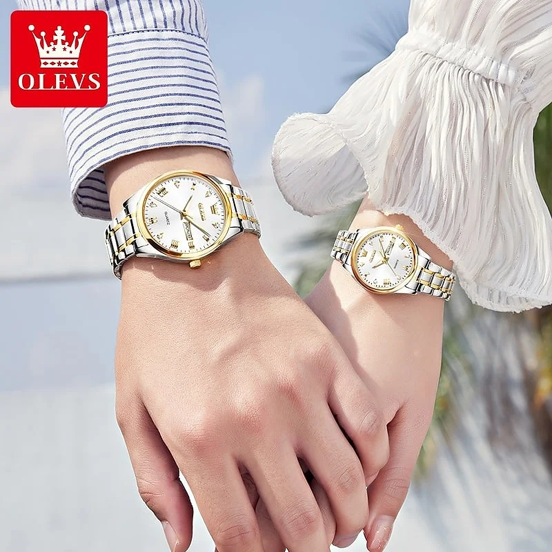 Olevs 5563 – Silver Women (white dial)