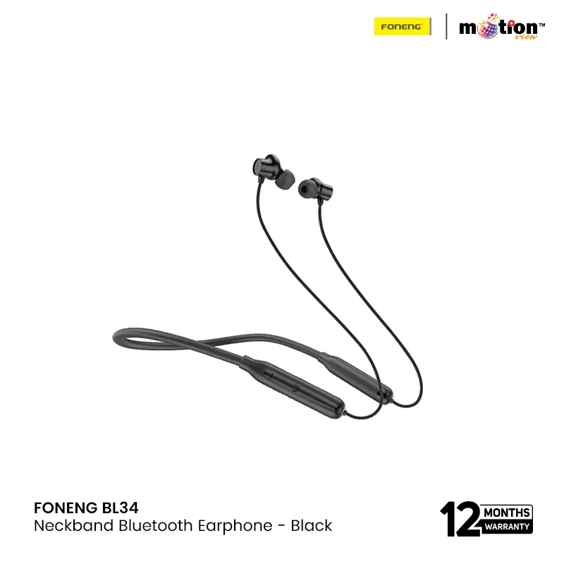 FONENG BL34 Neckband Bluetooth Earphone
