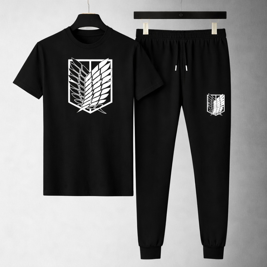 Trendy Mash T-Shirt Trouser Combo
