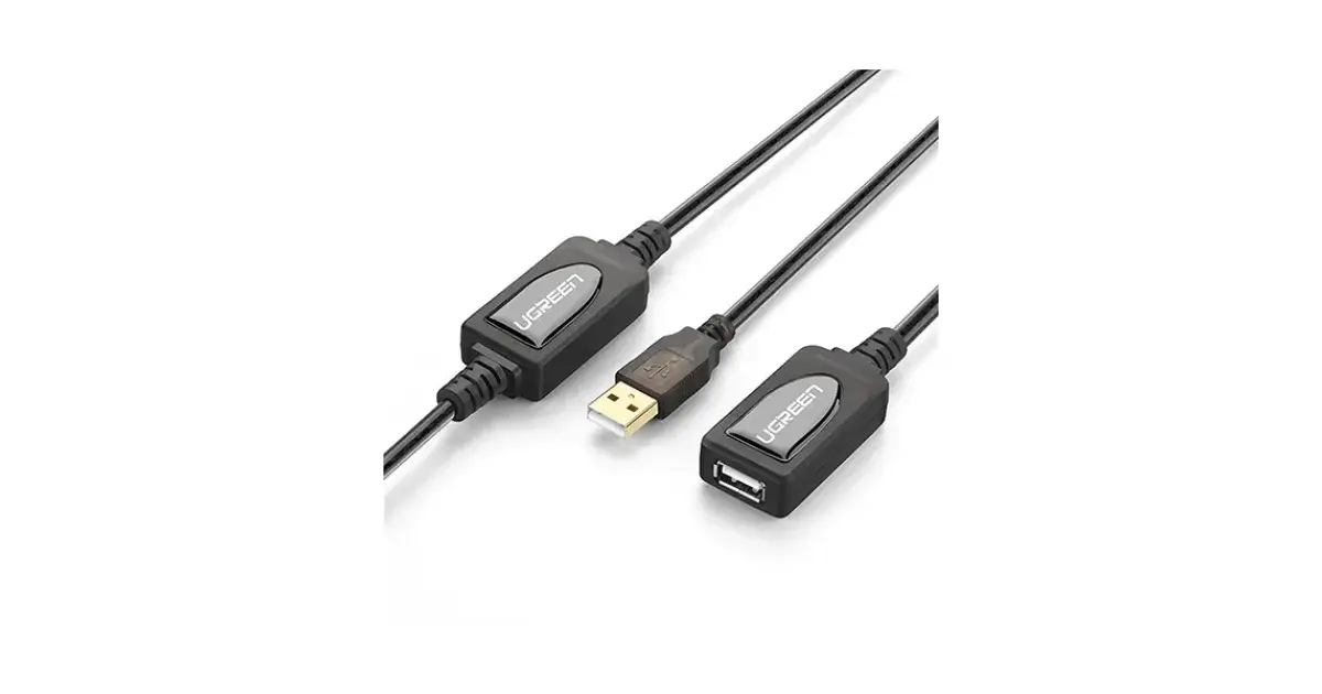 UGREEN US121 (10324) USB 2.0 Active Extension Cable with Chipset - 20M