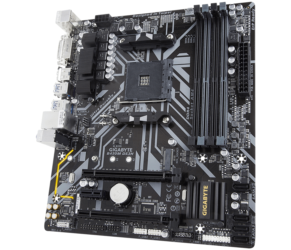 Gigabyte AMD Chipset B450M DS3H Motherboard
