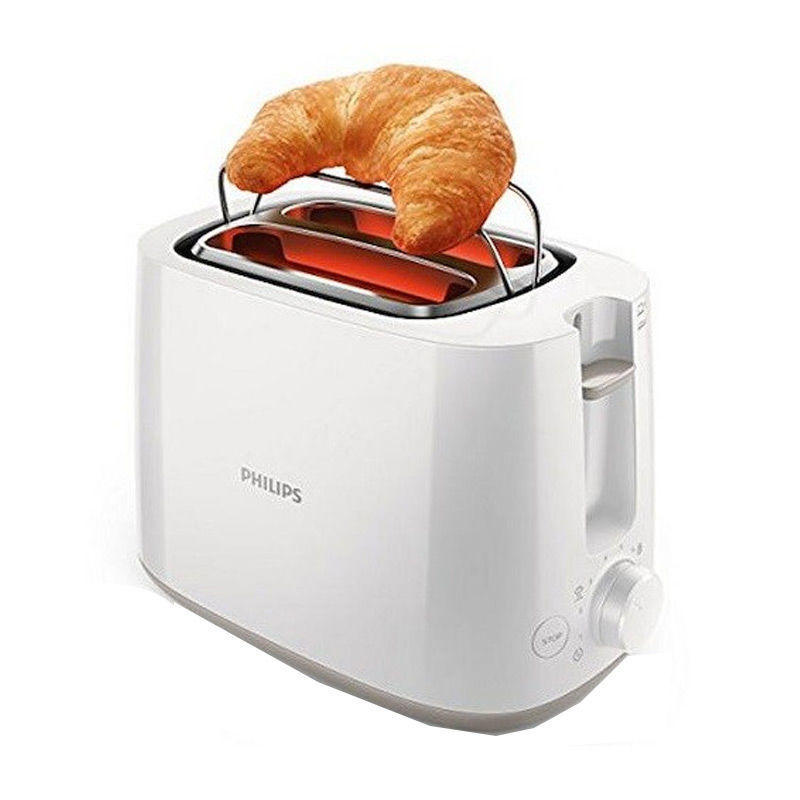Philips HD2582 Two Slot Toaster - White