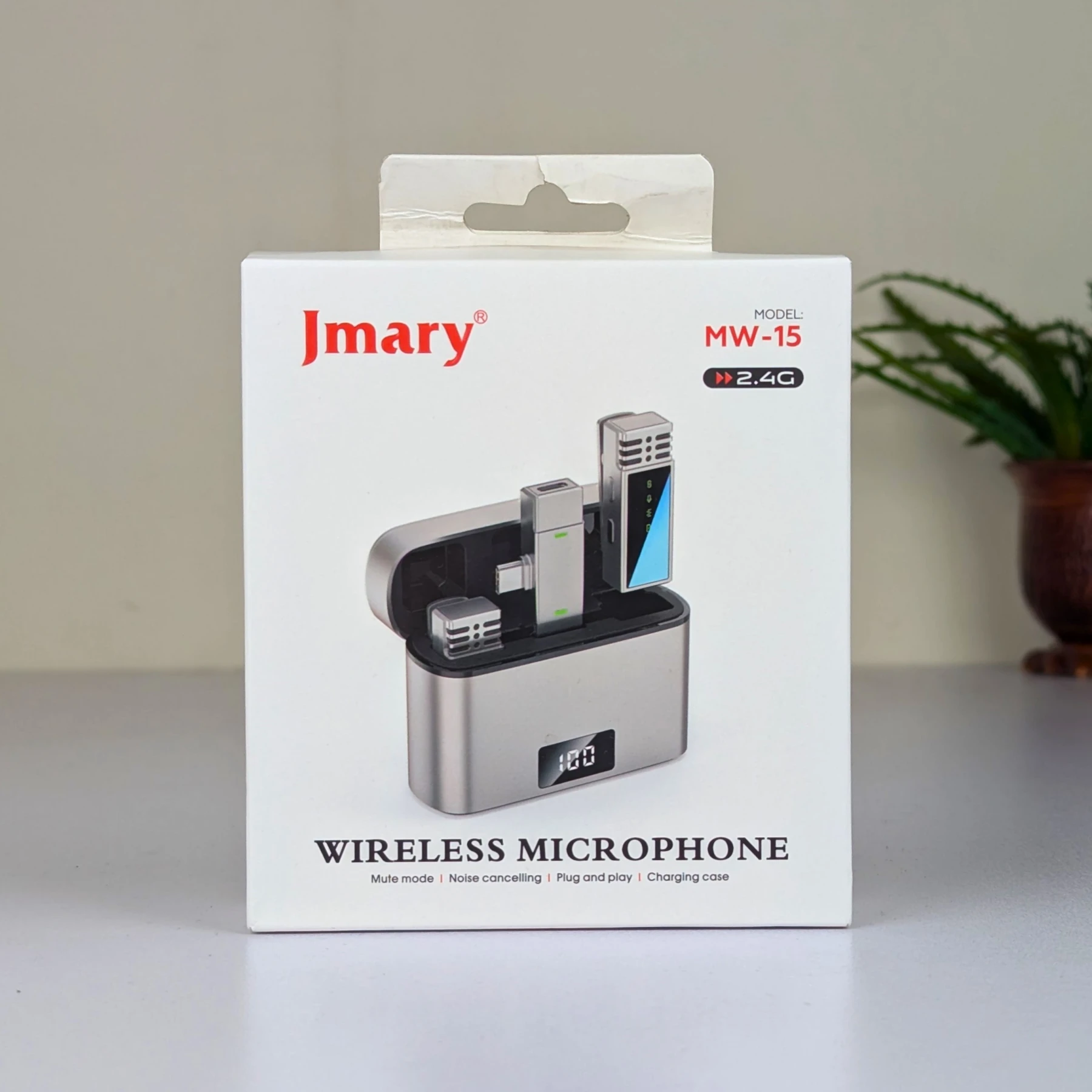 Jmary MW-15 | 2.4G Wireless Microphone For Mobile TYPE-C | Dual Microphone