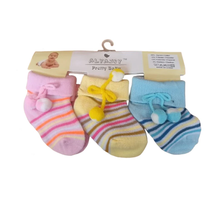 1 Pair Multicolor Multi Design New Born Baby Socks/Cloth Shoes (Random Color)