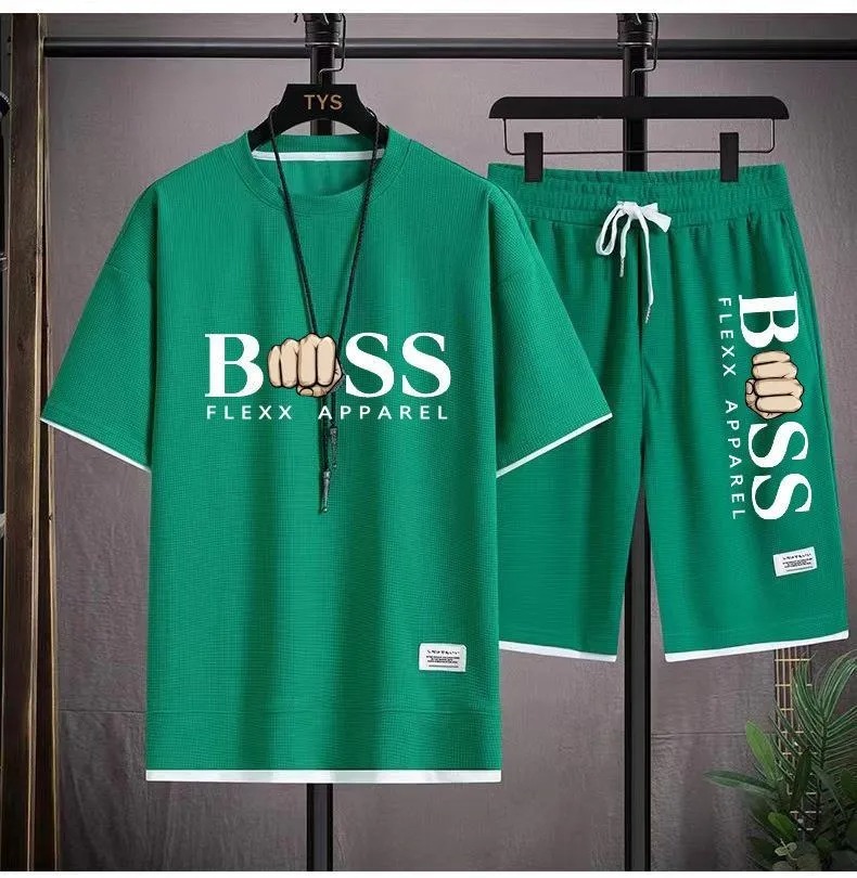 Combo Half T-Shirt And 3 Quarter Pants For Man