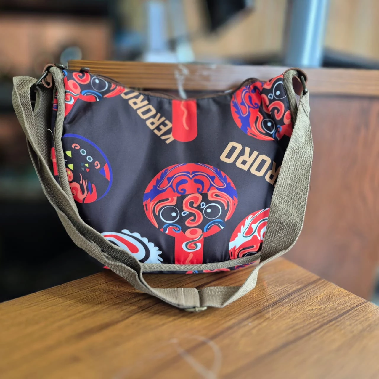 Messenger Shoulder Tide Bag ( black brown color )