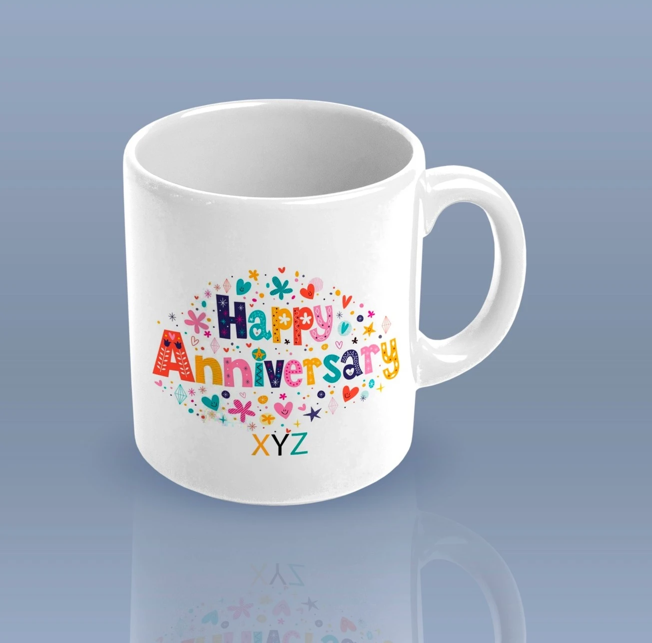 Personalised Coffee, Tea, Water Mug, Add Photo Text Logo Picture Image