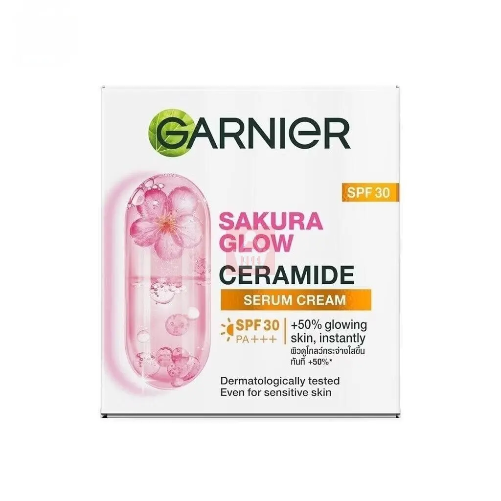 Garnier Sakura White Whitening Serum Cream - SPF30 50ml