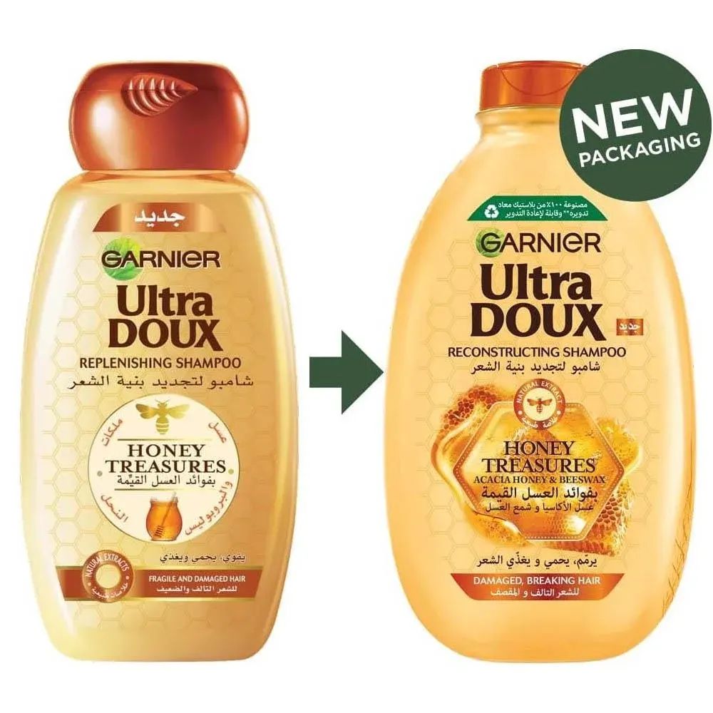 Garnier Ultra Doux Honey Treasures Reconstructing Shampoo 400ml