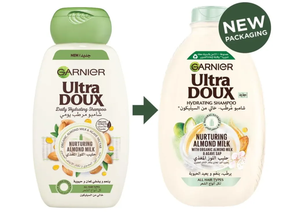 Garnier Ultra Doux Nurturing Almond Milk Hydrating Shampoo 400ml