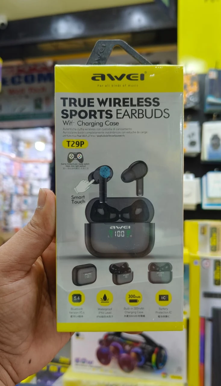 Awei T29P Wireless Bluetooth Earphones TWS ( 6-Month Official Warranty )