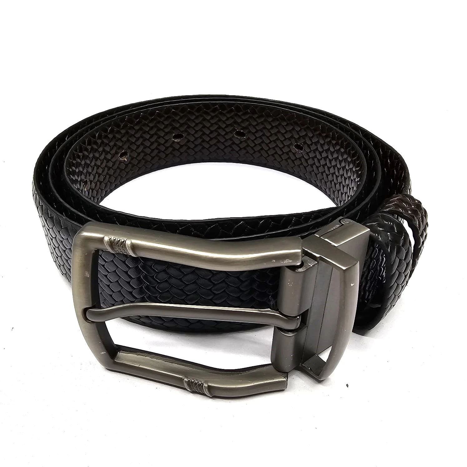 Leather belt for men