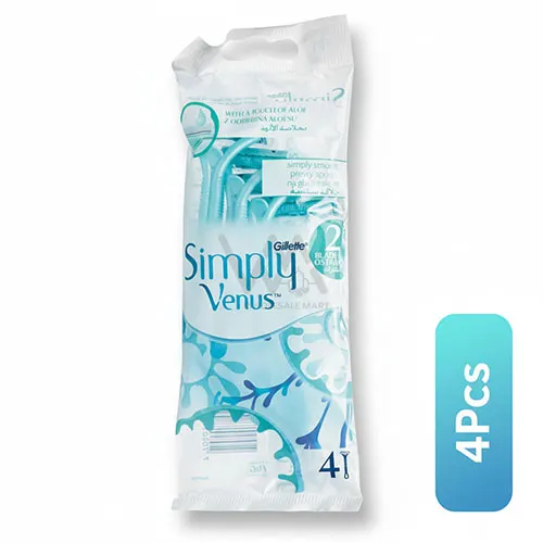 Gillette Simply Venus Razor 4Pcs