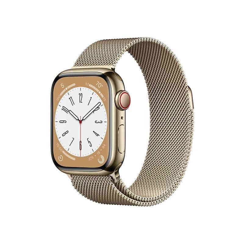 Apple Watch Series 8 Stainless Steel Case with Milanese Loop GPS+Cellular